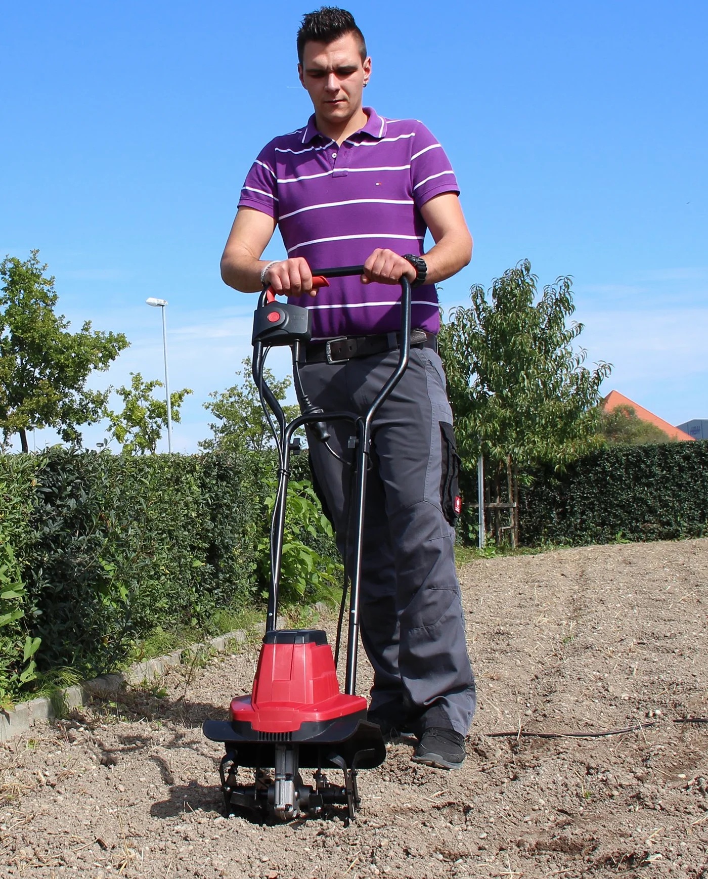Einhell GC-RT 7530 Zappatrice Elettrica, Rosso Nero
