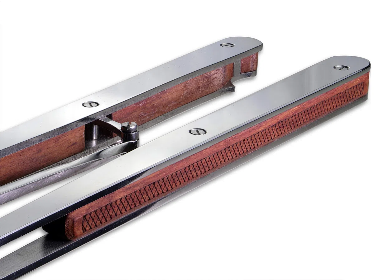 Steakarola Smart_Migliore Pinza per Barbecue in Acciaio Inox e Legno massello zigrinato