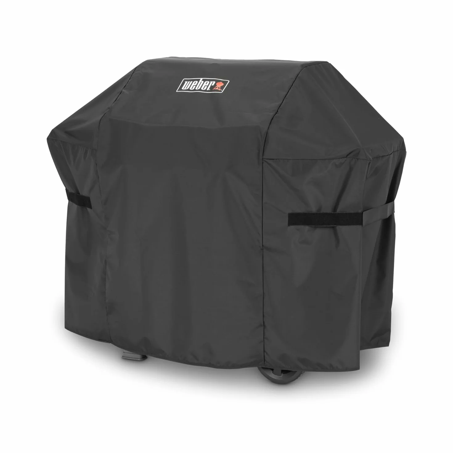 Weber Copertura per BBQ Premium per Serie Spirit & Spirit II 300, Traspirante, Resistente ai Raggi UV e all'Acqua, con Chiusura in Velcro per Fissaggio - Nero (7183)