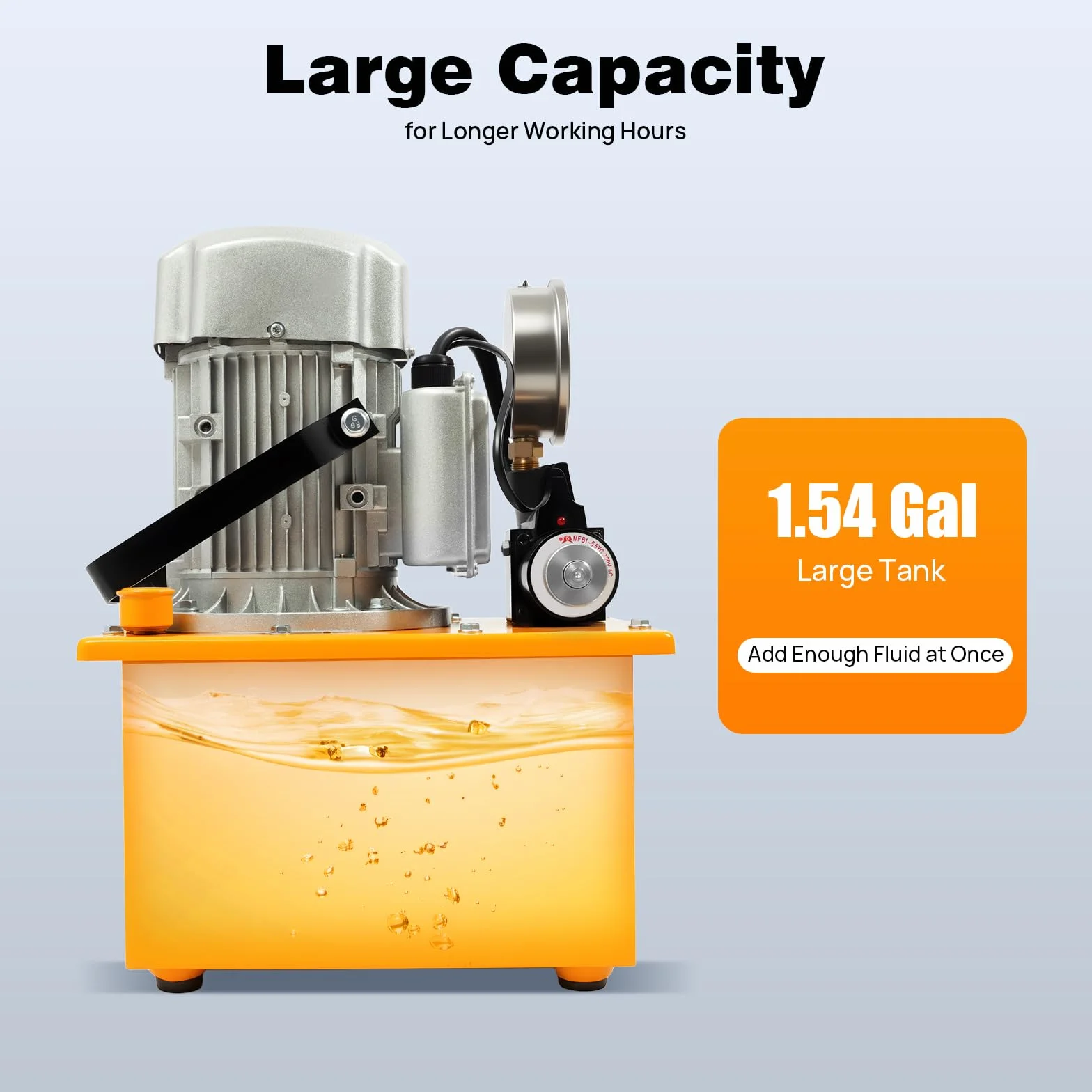 Pompa idraulica elettrica 220 V con elettrovalvola, pompa idraulica ad alta pressione, 750 W, pressione di uscita regolabile 725-10.000 PSI