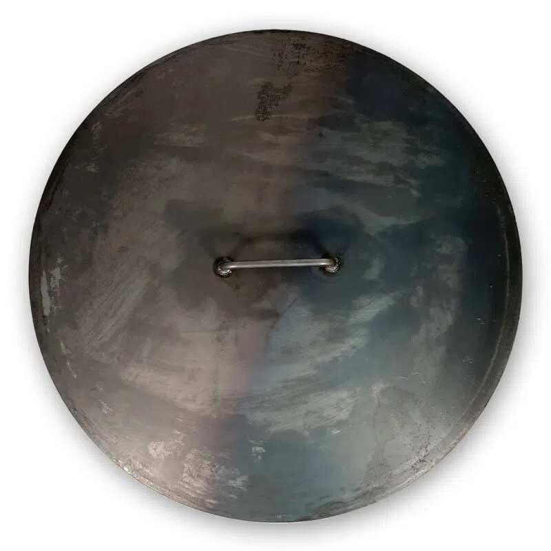 Coperchio per braciere FLINT 81 cm in Acciaio - Diametro: 81 cm - per Giardino e Terrazza - Copertura per la Ciotola del Fuoco