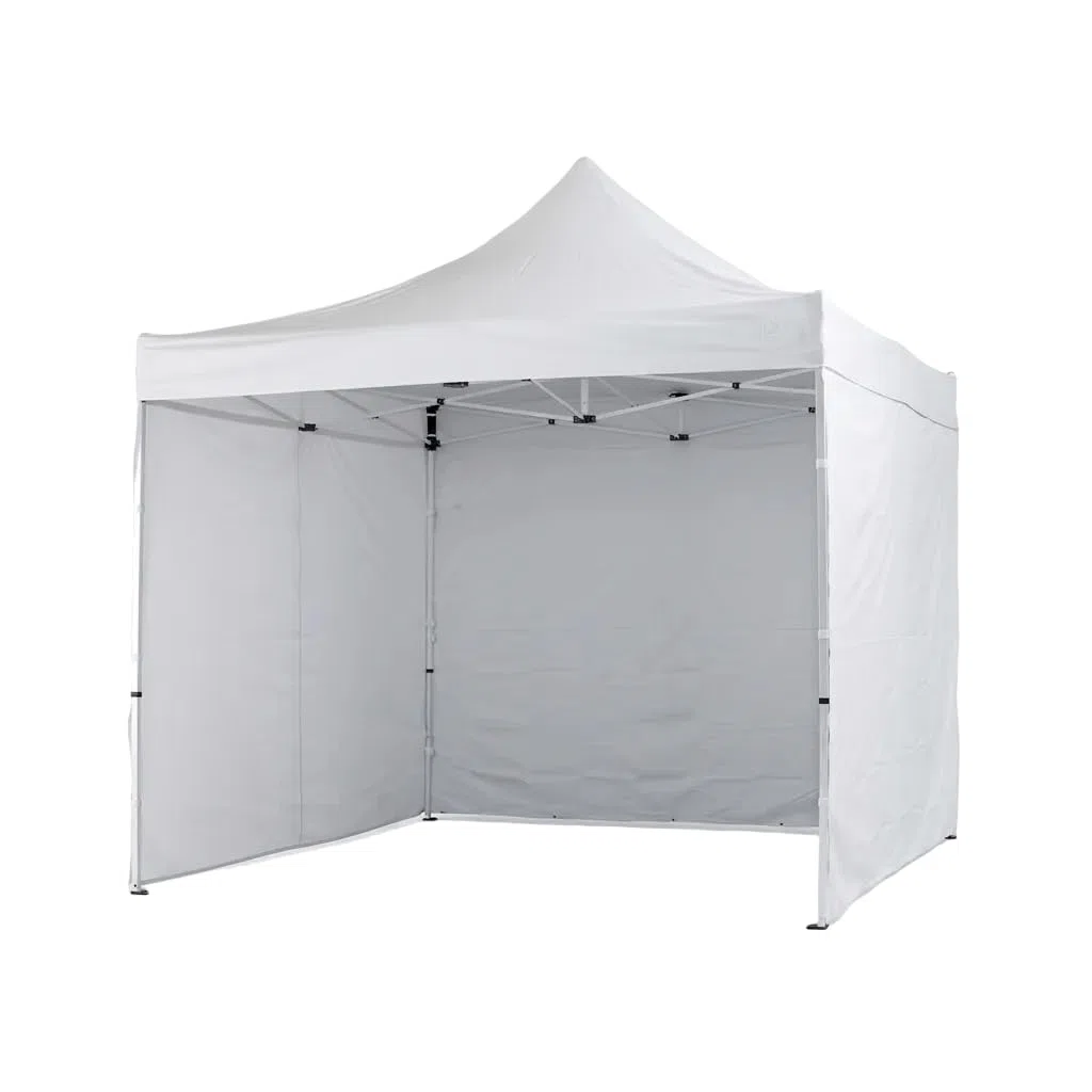 Xone | Set 3 pezzi Tenda laterale per Gazebo 3x3m, tessuto impermabile Anti-UV 99% | solo 3 Pareti Laterali colore Bianco