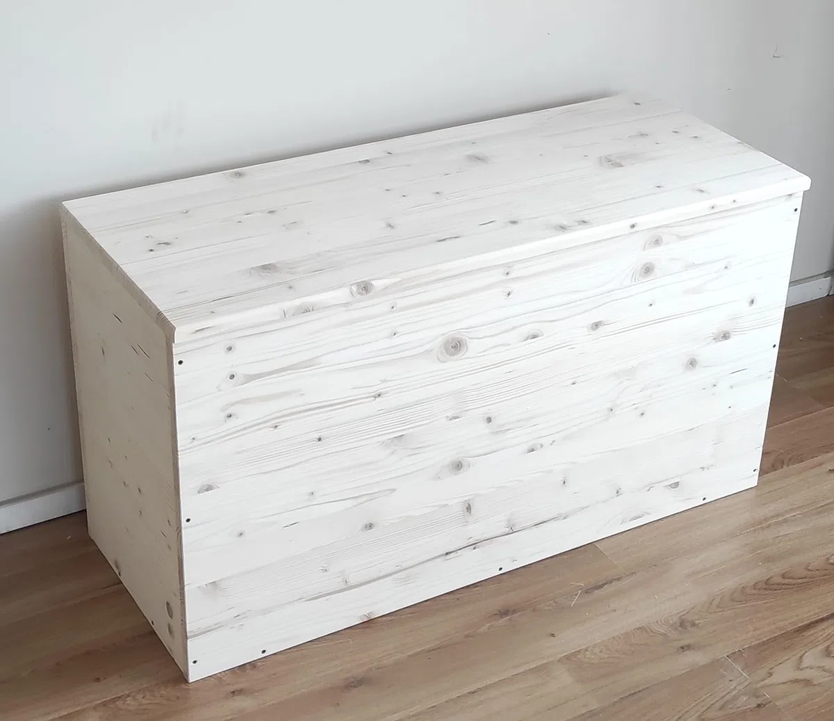 TOTAL WOOD 2012 Cassapanca Contenitore Baule in Legno Interno Esterno 90x35x50 cm al Naturale Non trattato Anche su Misura
