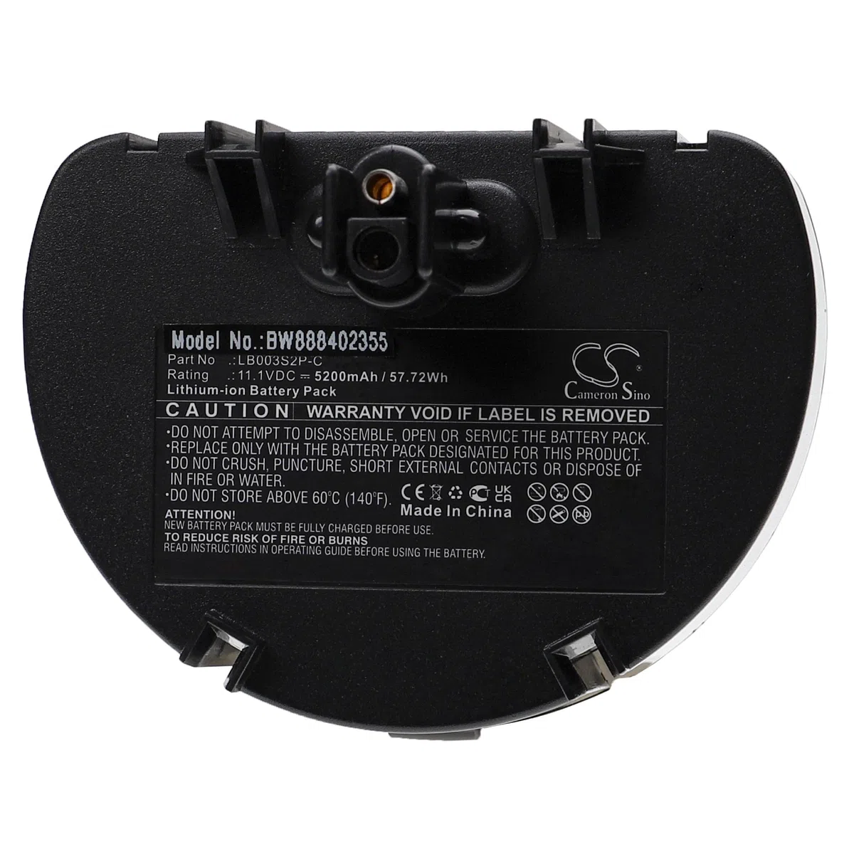 vhbw batteria compatibile con Water Tech Pool Blaster Pro 900, Precision 2.0 Li pulitrice (5200mAh, 11,1V, Li-Ion)