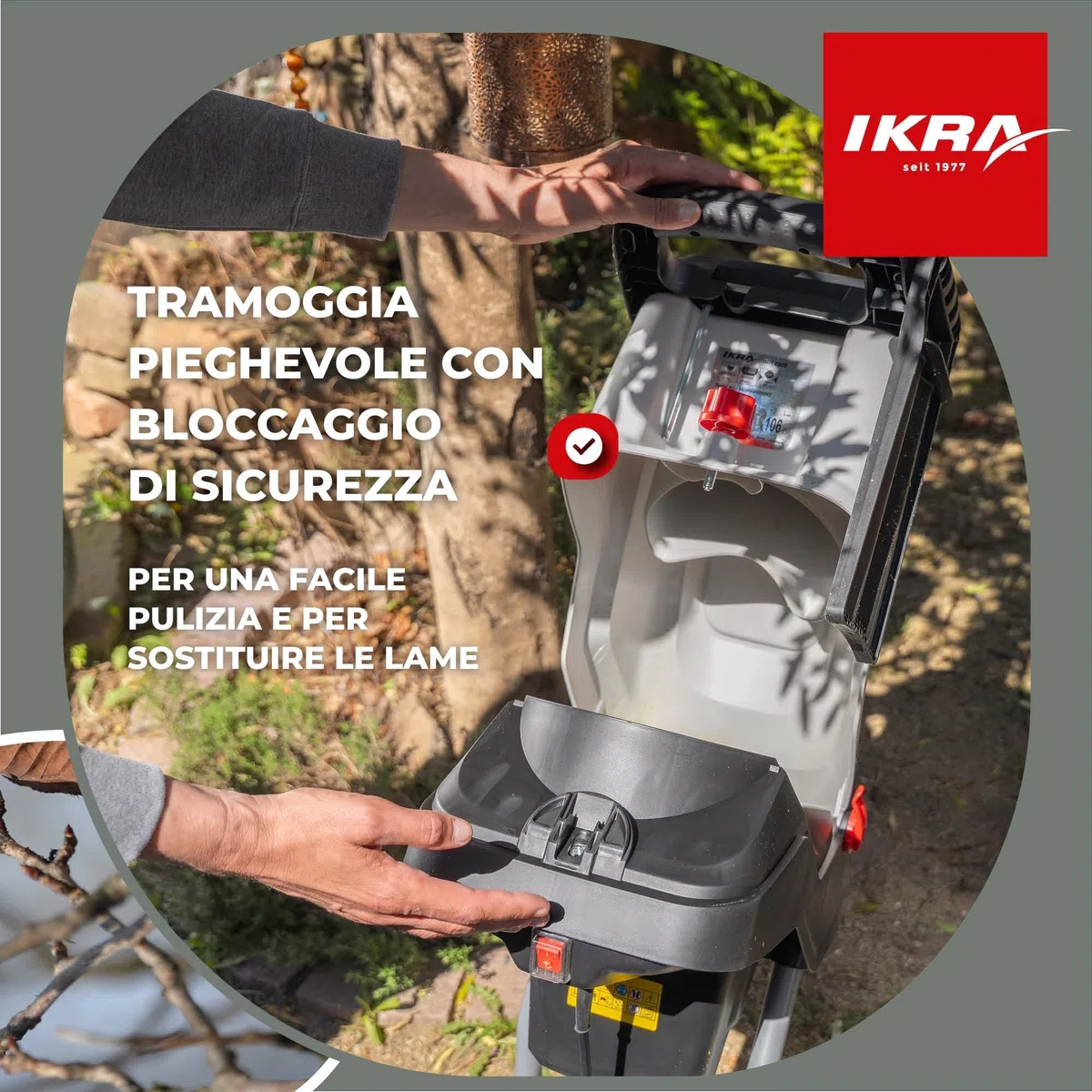 IKRA biotrituratore elettrica IMH 2800 2800 W