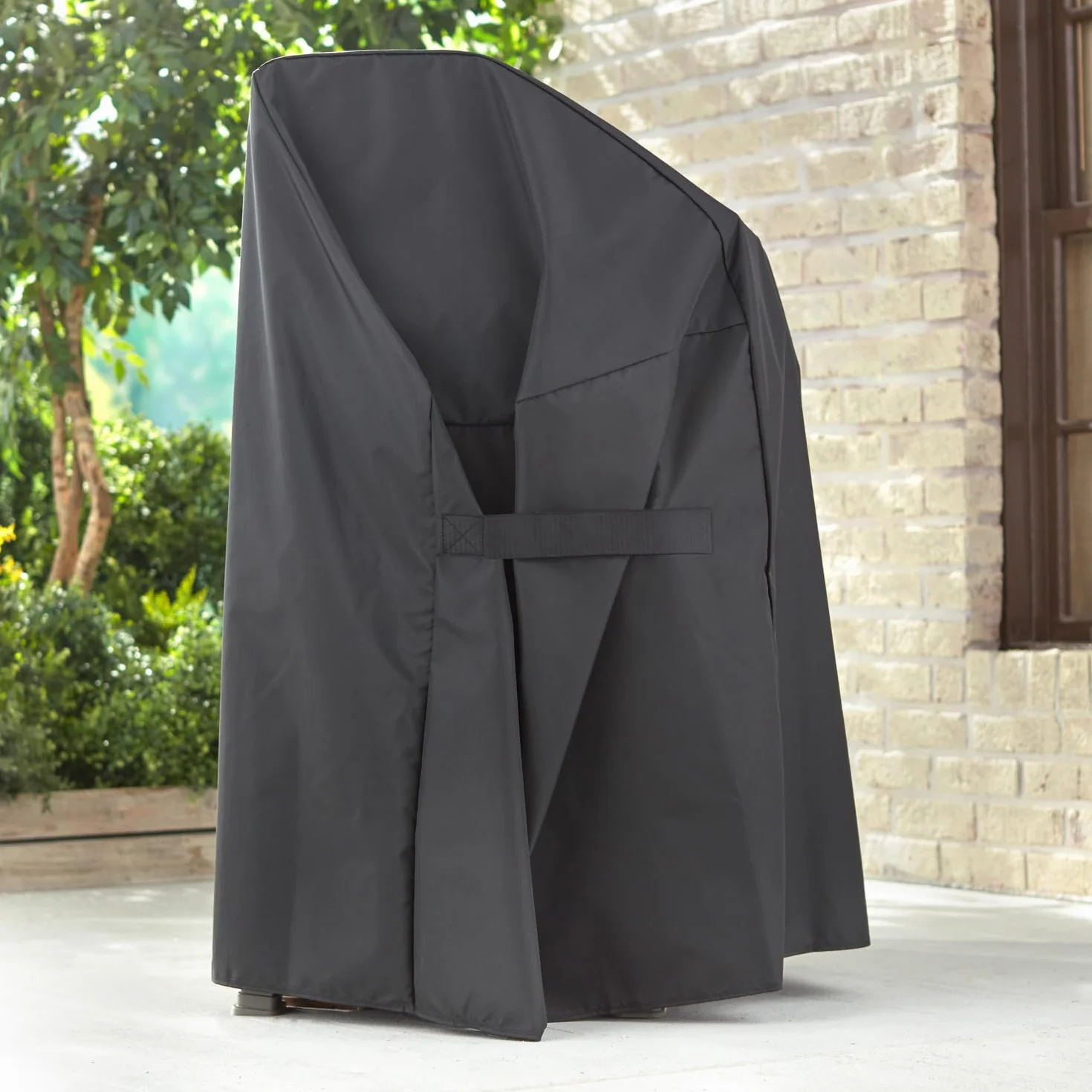 Weber Copertura per BBQ Premium per Serie Spirit & Spirit II 300, Traspirante, Resistente ai Raggi UV e all'Acqua, con Chiusura in Velcro per Fissaggio - Nero (7183)