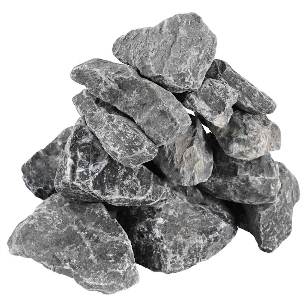 vidaXL Pietre da Riscaldamento per Sauna da Giardino 15 kg Rocce Riscaldate