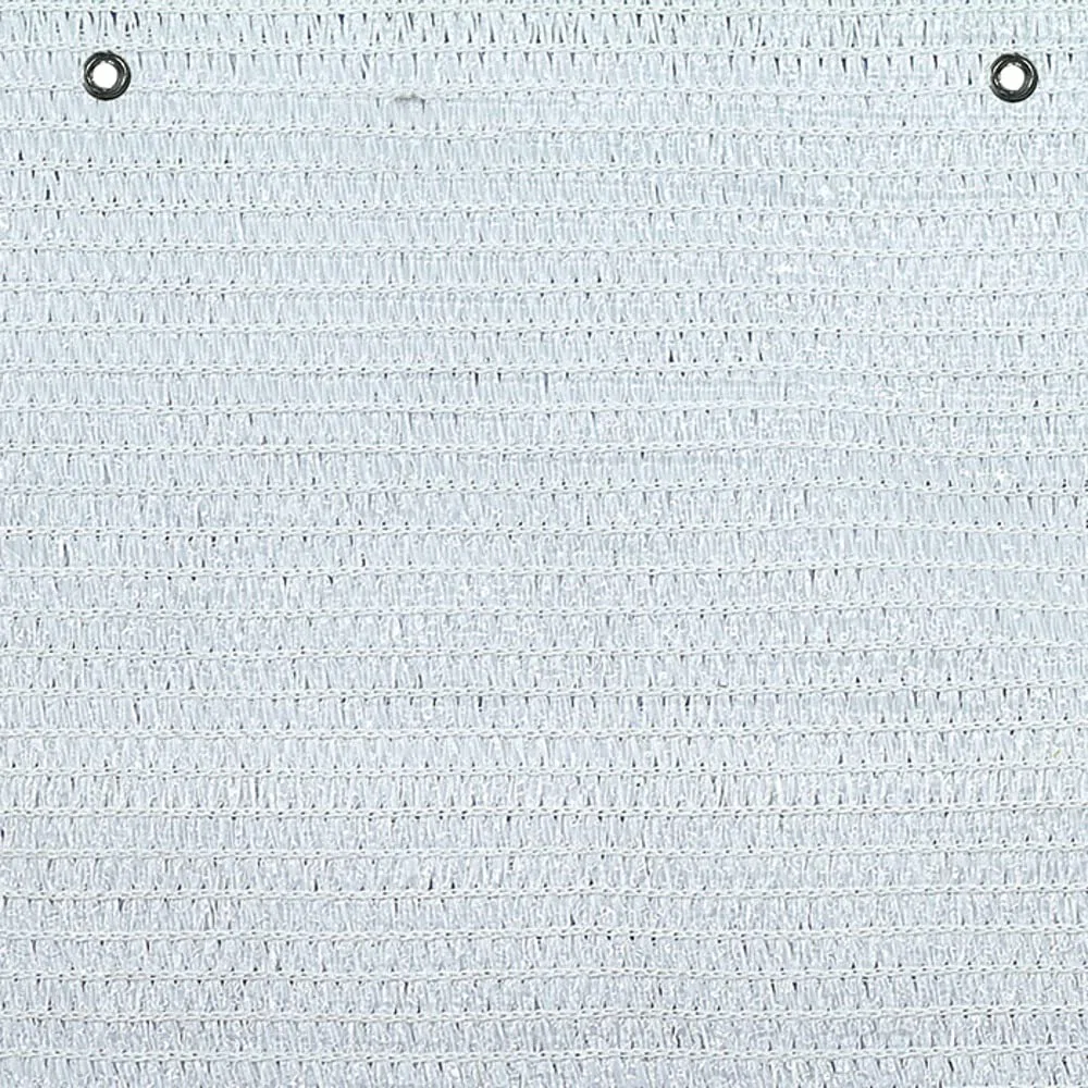 VERDELOOK | White Master, Tessuto per Protezione ponteggi in Telo con Occhielli, 1.8X100 m, Bianco, con Occhielli in Alluminio