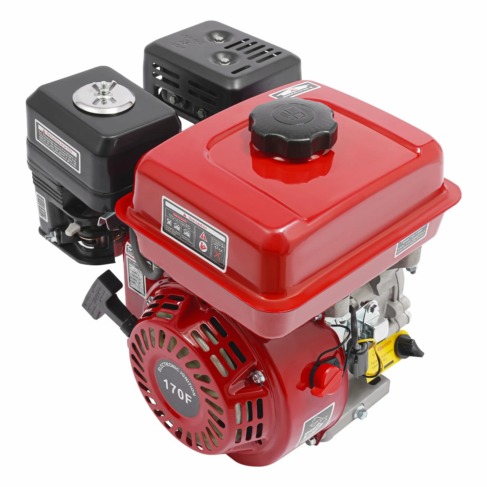 Motore a benzina per go kart, 7,5 CV 4 tempi OHV, motore a benzina 210cc, motore 4kW, motore stazionario 3600 giri/min per tosaerba, go kart, idropulitrici ad alta pressione
