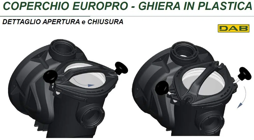 Pompa per piscina DAB Europro 150M