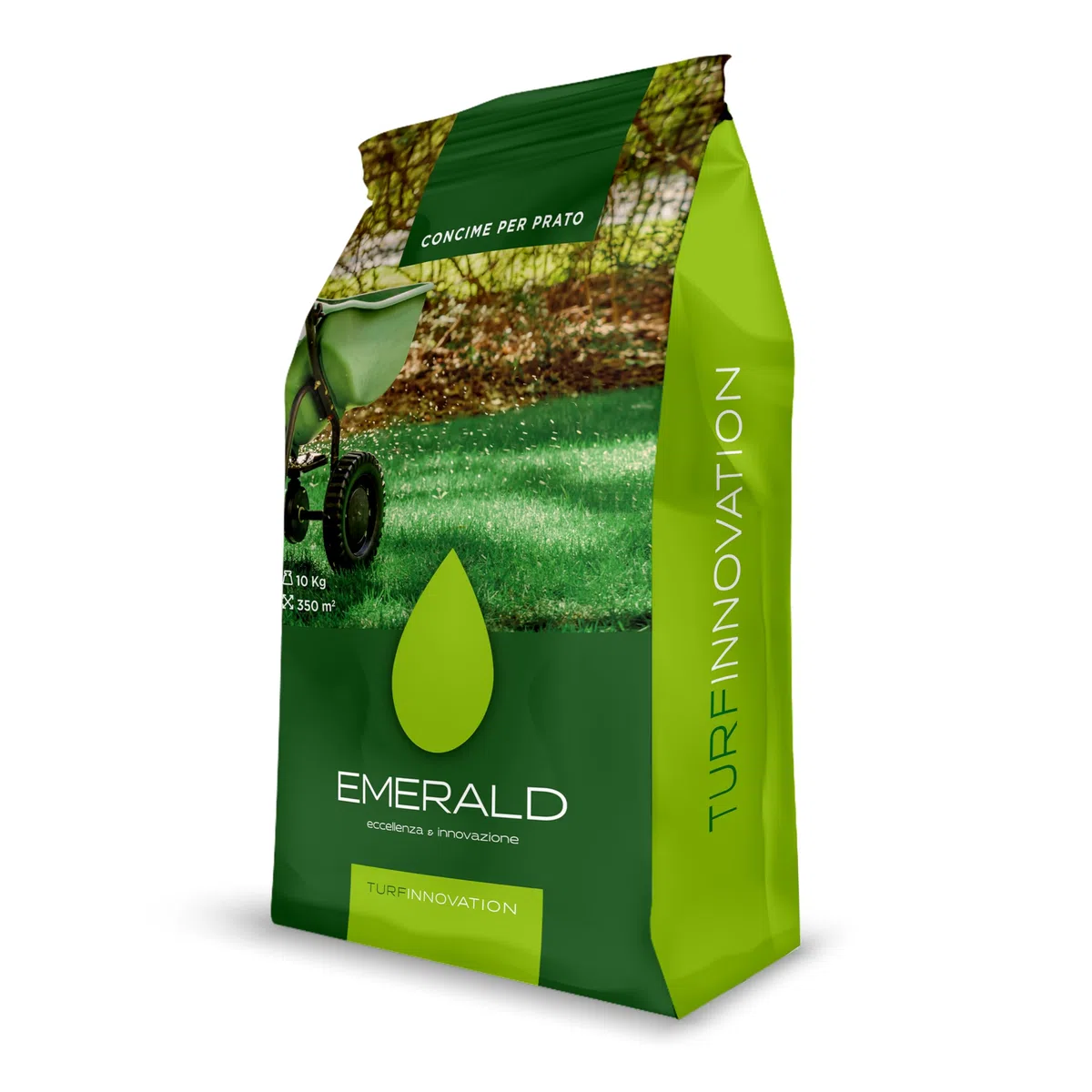 Emerald RACE Turf Innovation,CONCIME DI SPINTA VEGETATIVA Fertilizzante Granulare Primaverile e Autunnale,10kg (400mq)