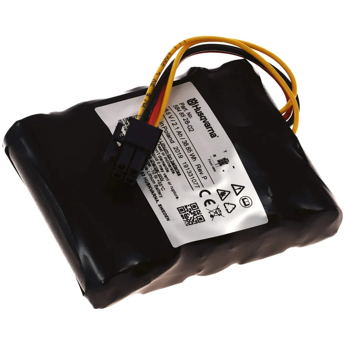 Batteria originale Husqvarna Automower per 310, 315, 315X, batteria di ricambio agli ioni di litio da 18 V, compatibile con tipo 589 58 62-02, 584 85 28-02 e 589 58 62-01