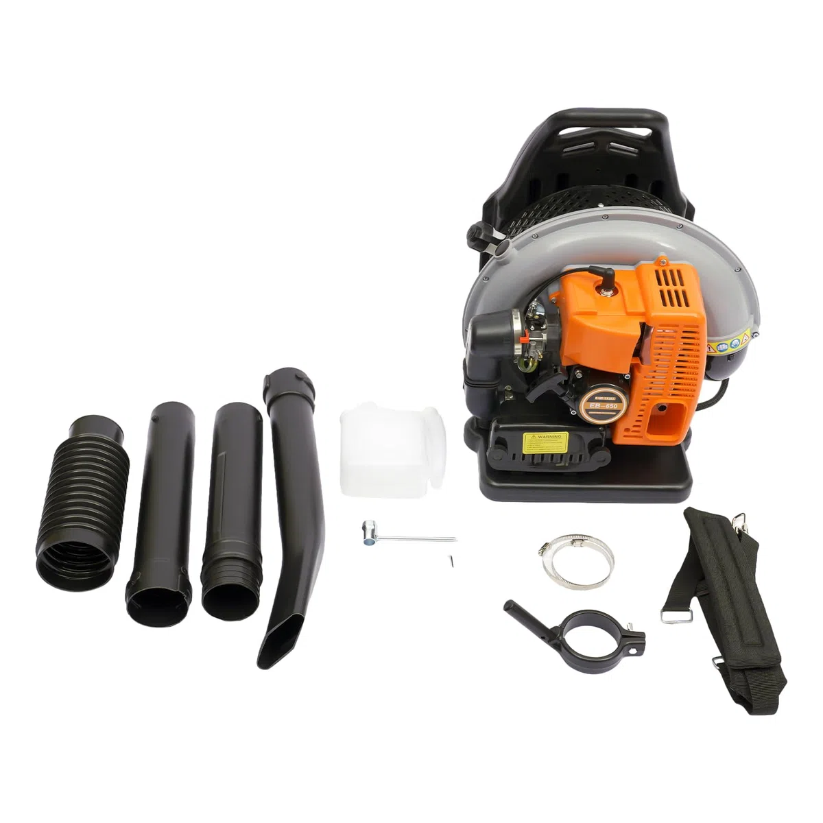 Soffiatore a benzina da 65 CC, 2 tempi Soffiatore Scoppio, 3,6 CV, soffiatore ad aria, per soffiare foglie, sabbia, ghiaia e neve.
