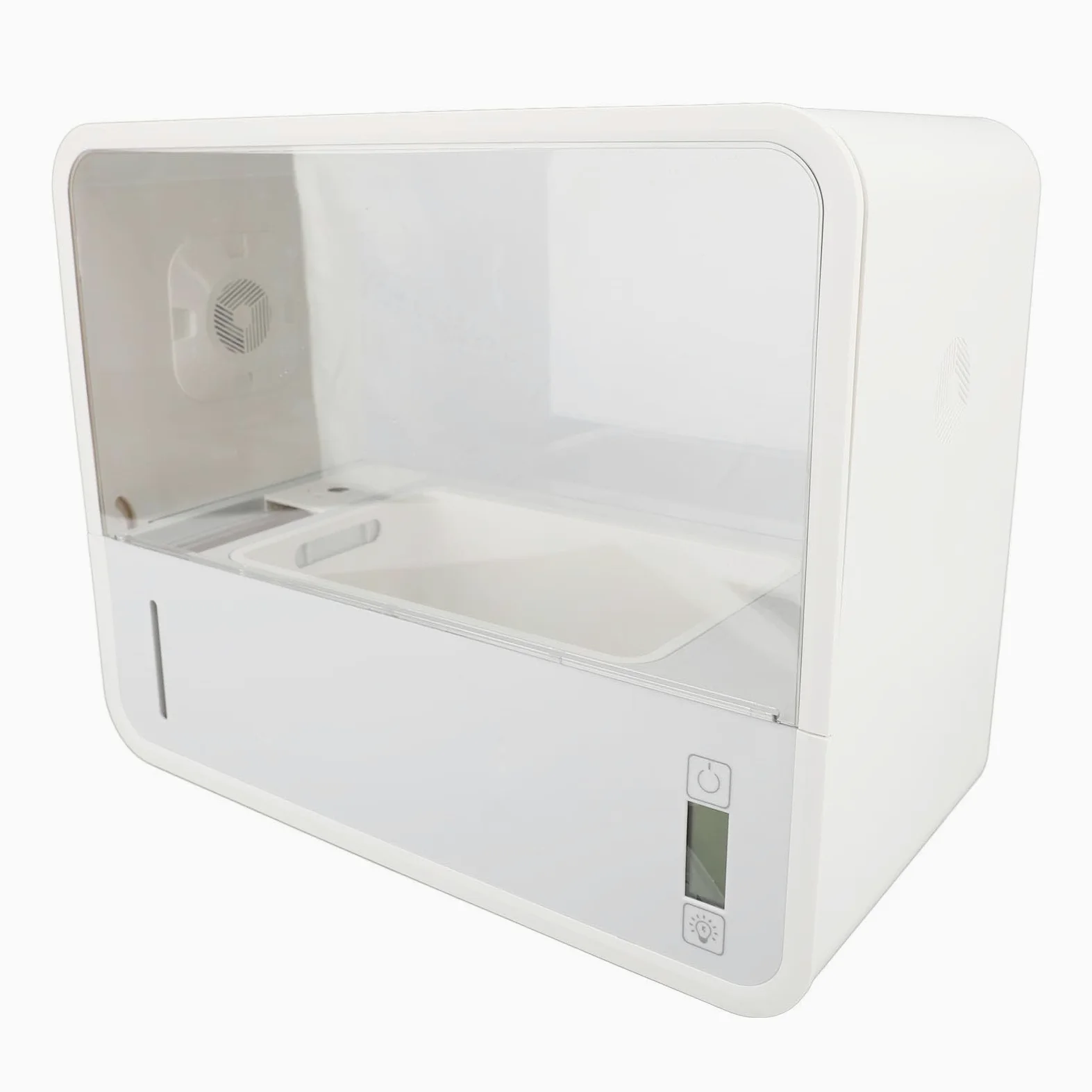 Pssopp Tenda per Coltivazione Funghi con Illuminazione LED Automatica, Box Trasparente per Coltivazione Indoor, di Visualizzazione Intelligente Senza Terreno