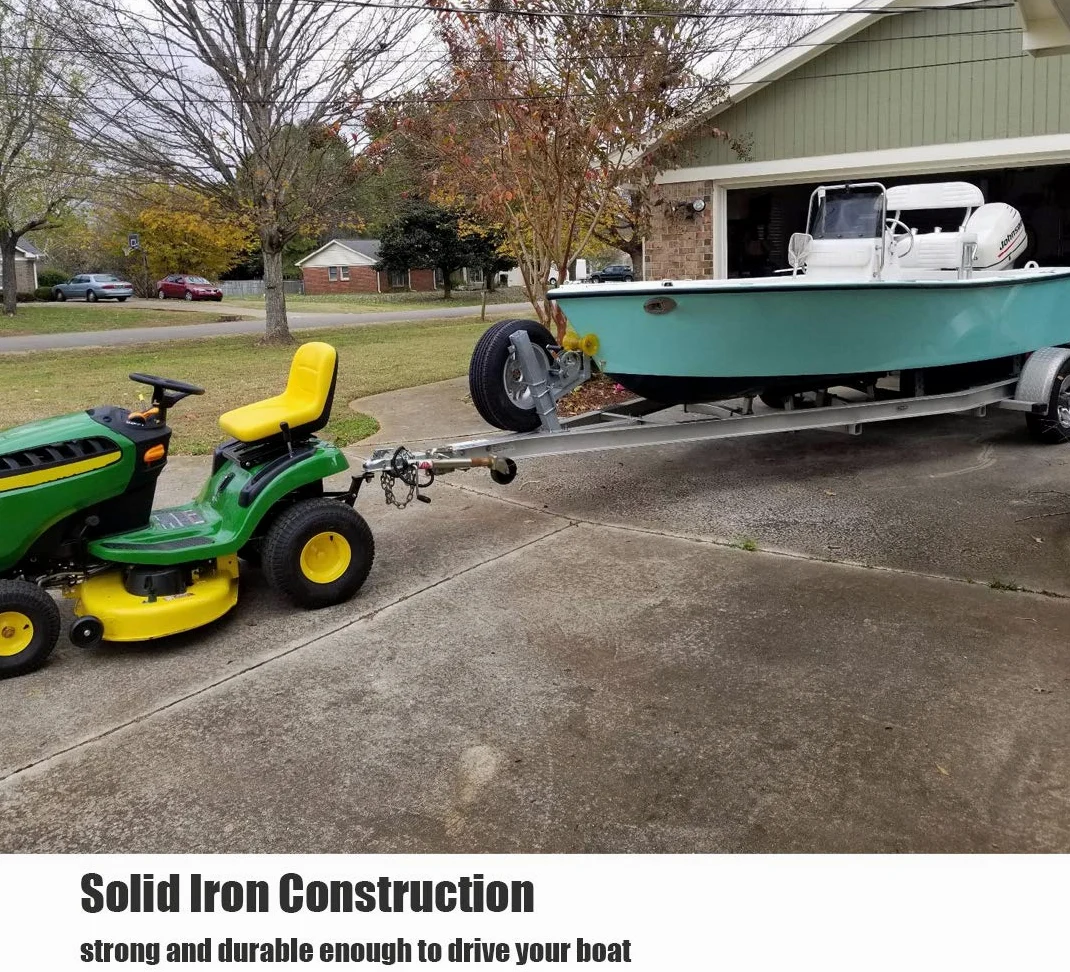 Eapele Gancio di traino per tosaerba, gancio di traino per trattore da giardino, struttura in ferro massiccio, compatibile con tosaerba John Deere Ariens Cub Cadet Poulan Pro Husky Husqvarna Craftsman