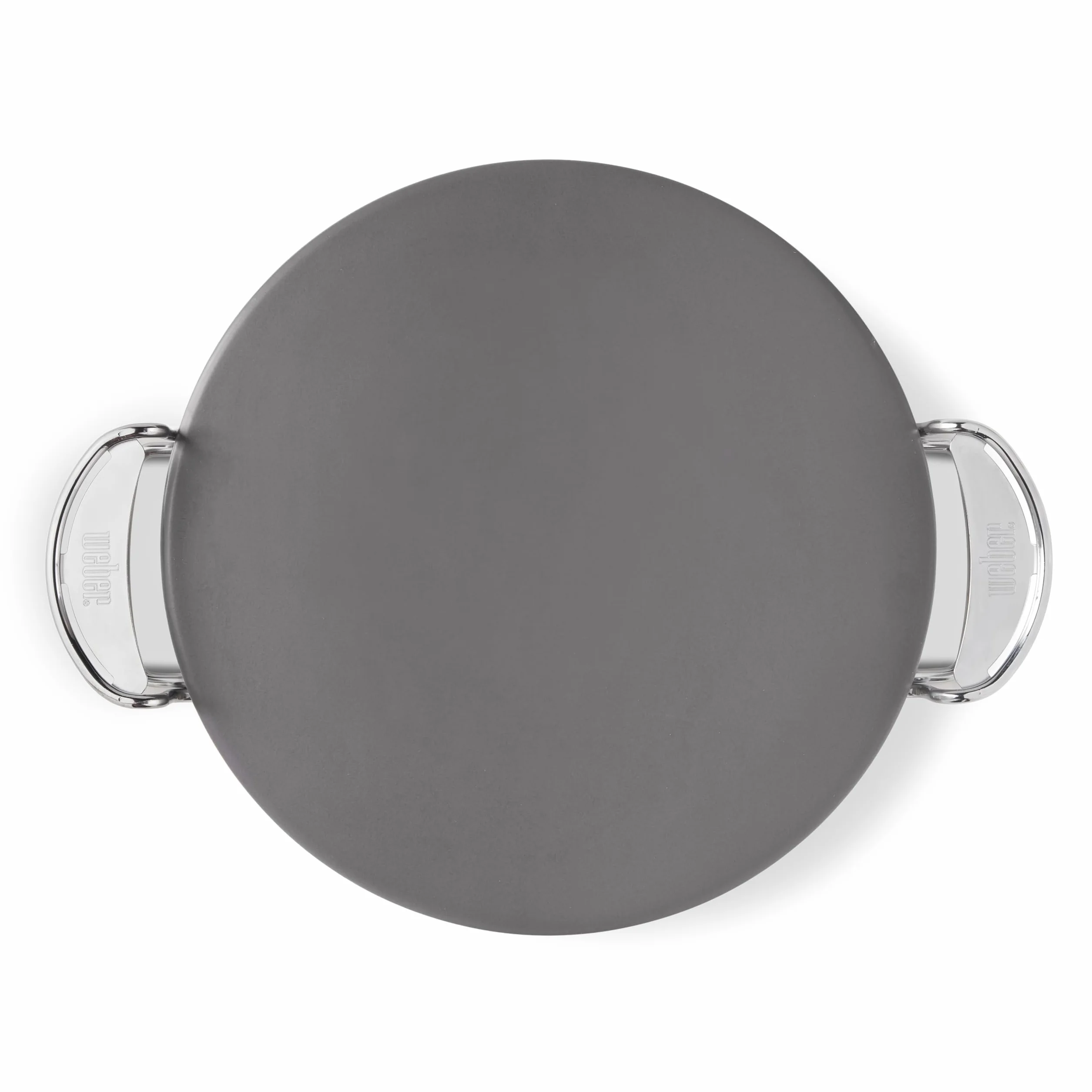 Weber Crafted Pietra per Pizza Smaltata/Resistente al Calore, accumula Il Calore in Modo Uniforme, per basi croccanti e Facile Pulizia – Crema (8861)