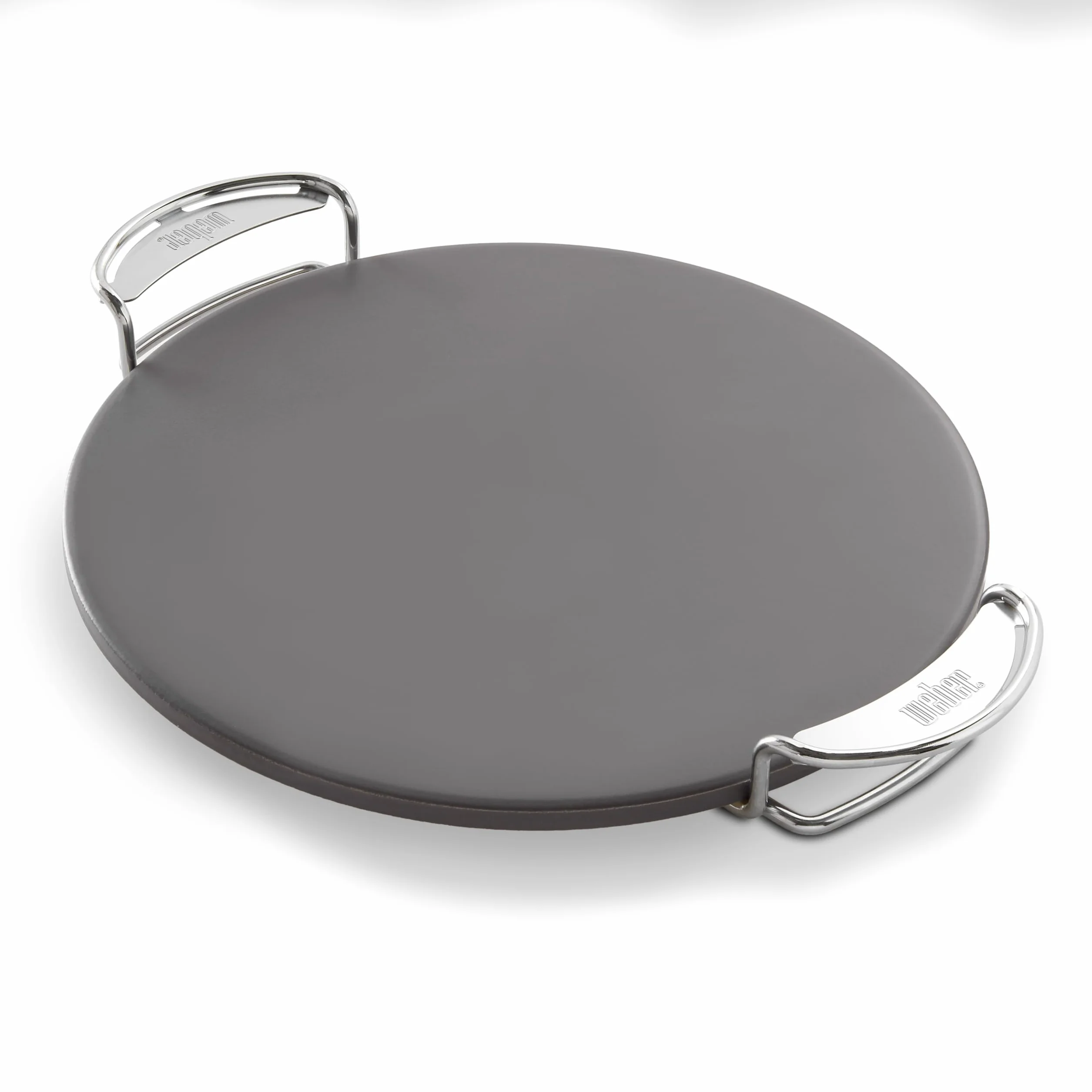 Weber Crafted Pietra per Pizza Smaltata/Resistente al Calore, accumula Il Calore in Modo Uniforme, per basi croccanti e Facile Pulizia – Crema (8861)