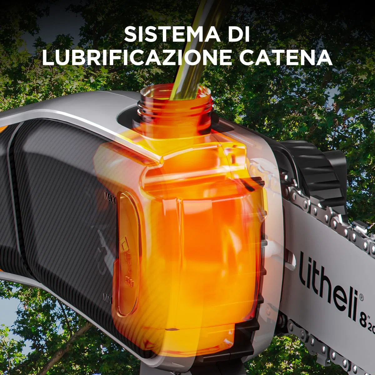Litheli Potatura su asta senza fili