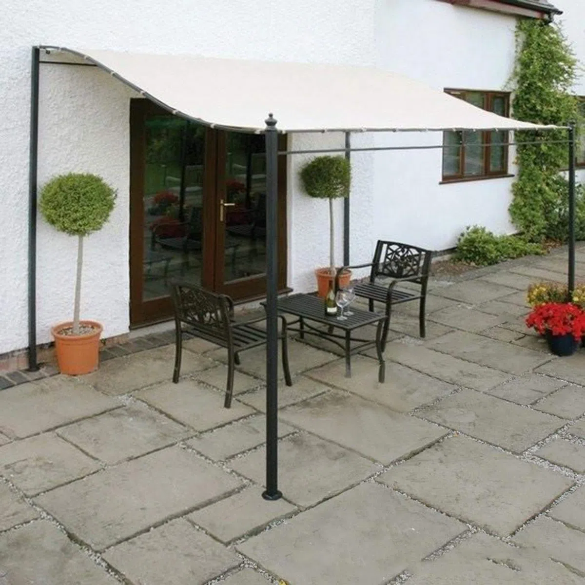 Copertura superiore, tettoia per esterni e ripari, pergole e tendoni, stile moderno, gazebo, tenda, tetto, da giardino, antivento, copertura di ricambio a strato singolo in tenda 300D impermeabile