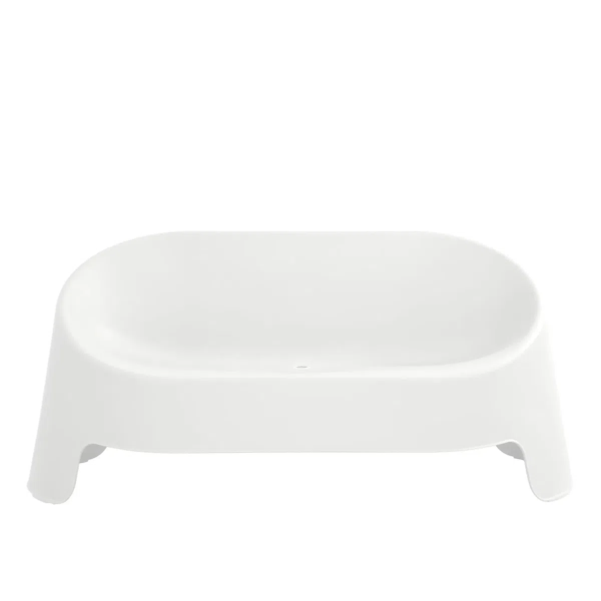 Cribel Corfù Set Da Giardino Esterno Bianco In Polipropilene, Salottino Moderno Con Divano Due Posti, Due Poltrone E Tavolino, Arredo Outdoor Per Terrazza Balcone E Spazi Aperti