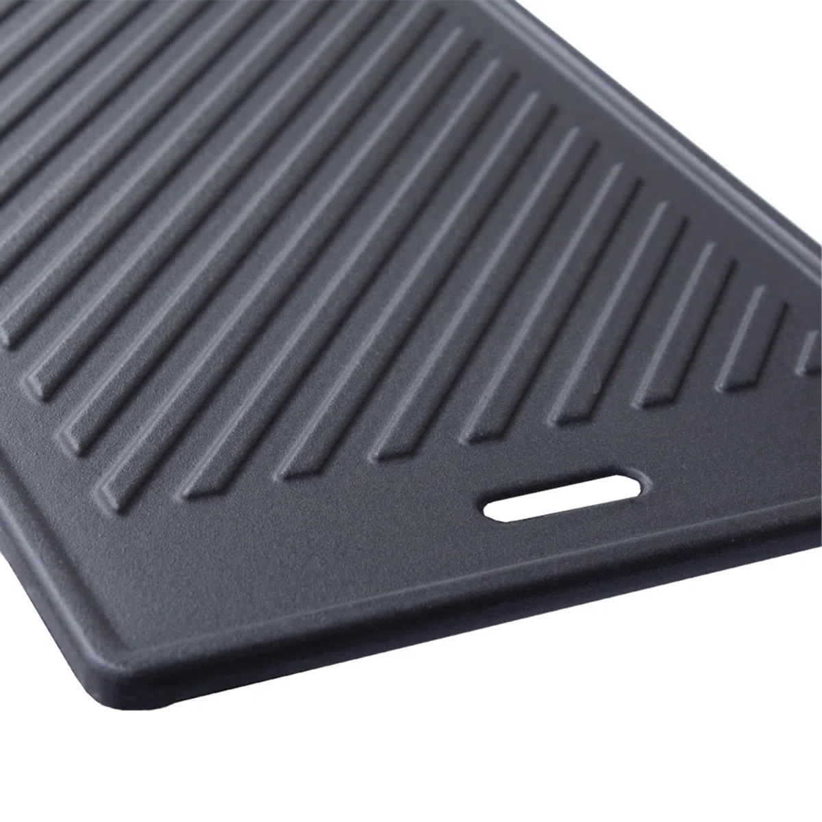 TAINO Black/Platinum Piastra reversibile in ghisa, accessorio universale per barbecue a gas