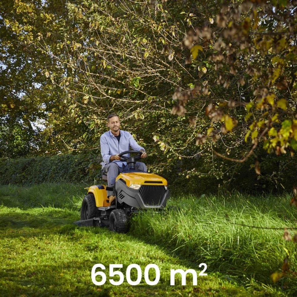 STIGA 5108 W Tornado Trattorino da Giardino, 586 cc, 108 cm – Scarico Laterale, Mulching – Prati fino a 6.500 m²