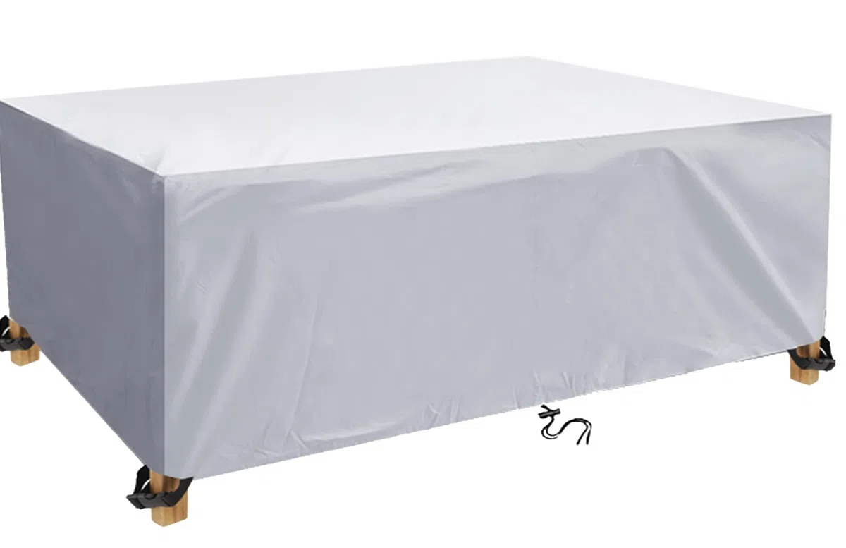 Copertura per Mobili da Giardino 600D Oxford Impermeabile Anti-UV Antivento 200x110x75cm