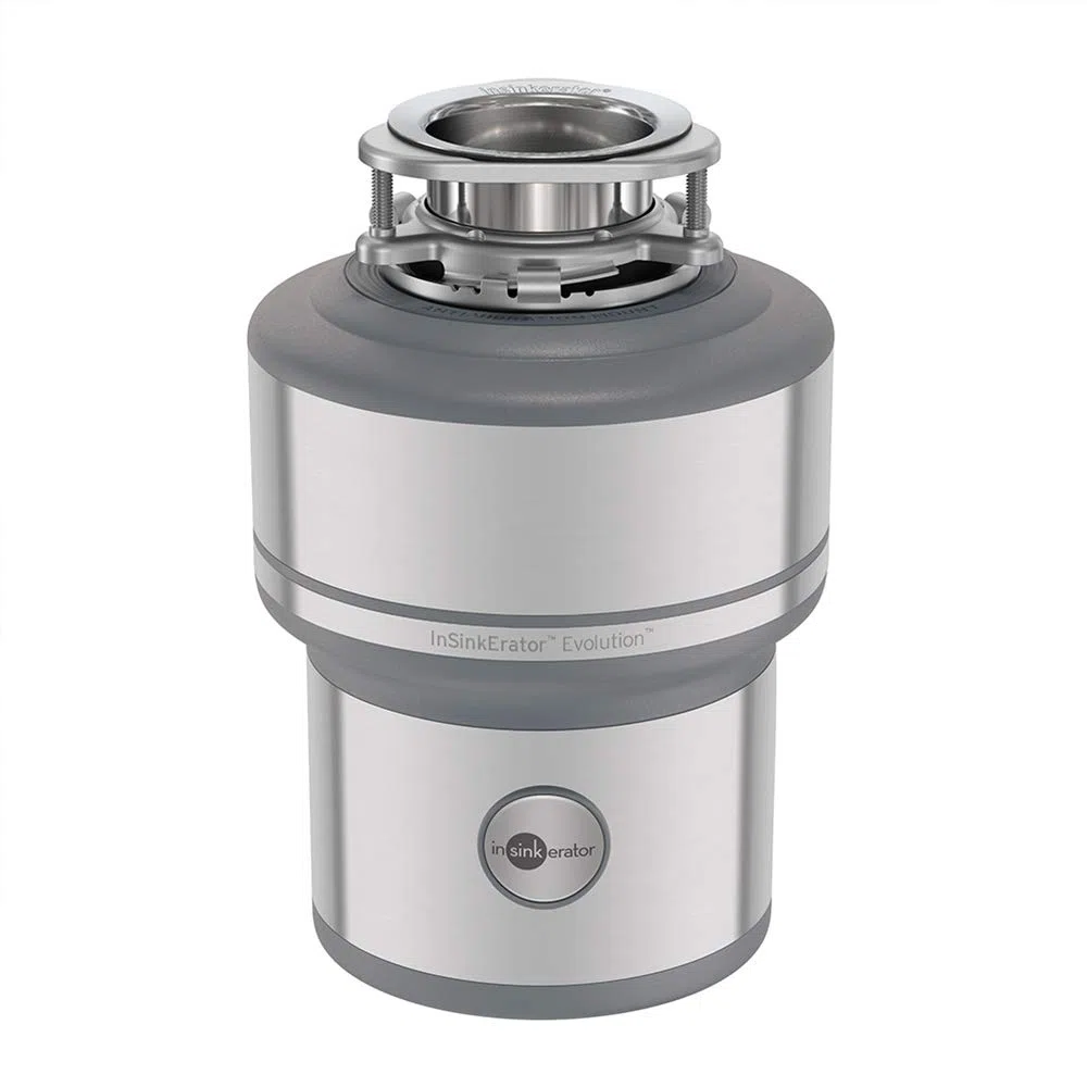 Insinkerator 75275 Evolution 200 monouso per rifiuti alimentari in acciaio inossidabile, grigio