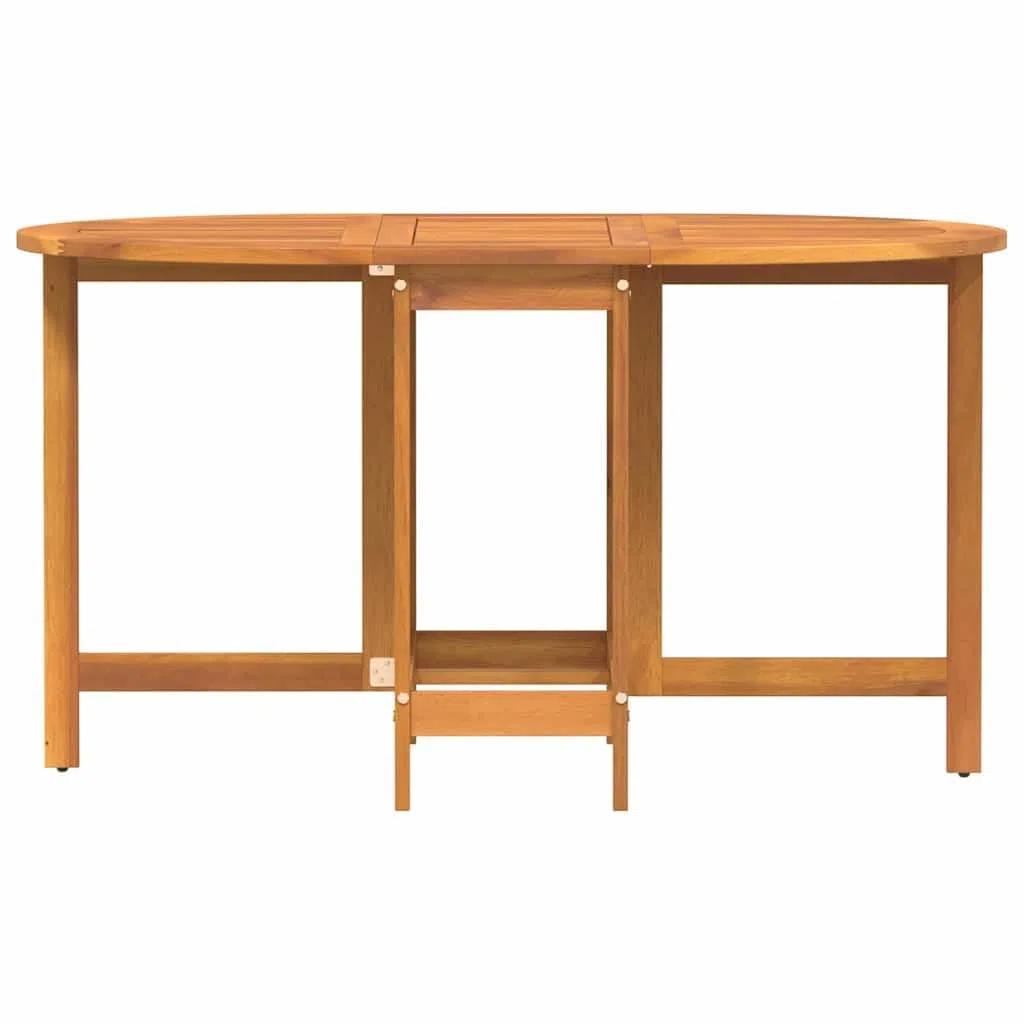 vidaXL Tavolo da Giardino Marrone 110 x 60 x 72 cm, Set Giardino e Terrazza, Tavolo Pieghevole in Legno, Mobili Rustici per Pranzi all'Aperto