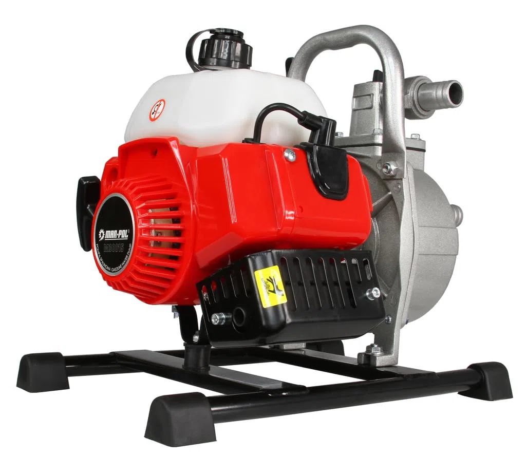 Motopompa a Scoppio 1" | 8.000 Litri/ora | Motore 2 Tempi Monocilindrico | 2 kW | Prevalenza 25 m | Profondità Aspirazione 8 m | 7000 Giri/min