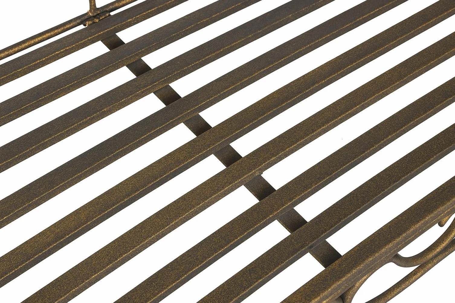Biscottini Panca da Giardino - Panchina da Esterno - Divanetto in Ferro Bronzato - Panchina da Giardino 135x50x92 cm - Panche da Giardino in Metallo - Seda 2 Posti - Panchine Ghisa