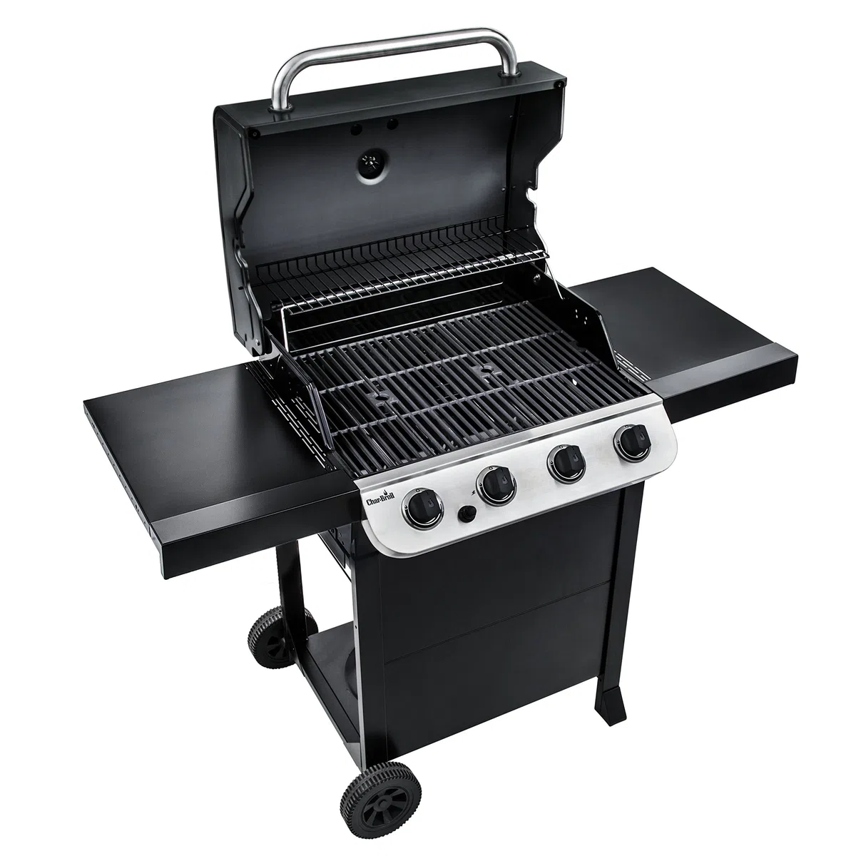 Char-Broil New Convective Series 410B - Grill Barbecue a Gas a 4 Fuochi, Finitura Nera.