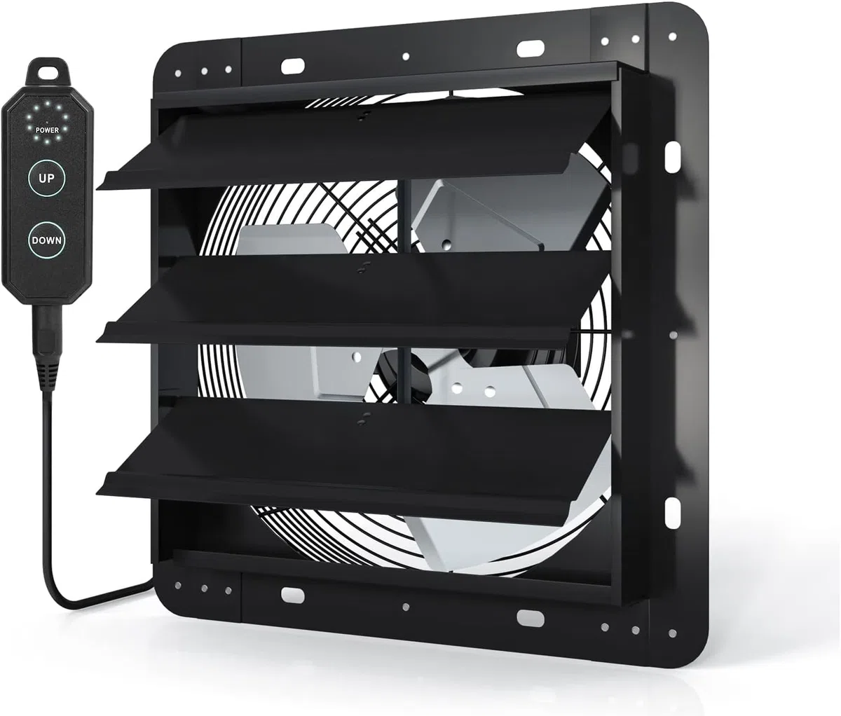 300mm Ventola Aspirazione con motore EC trifase, Regolatore di Velocità PWM, Estrattore aria,Perriscaldamento, Raffreddamento, Booster, Ventilazione.