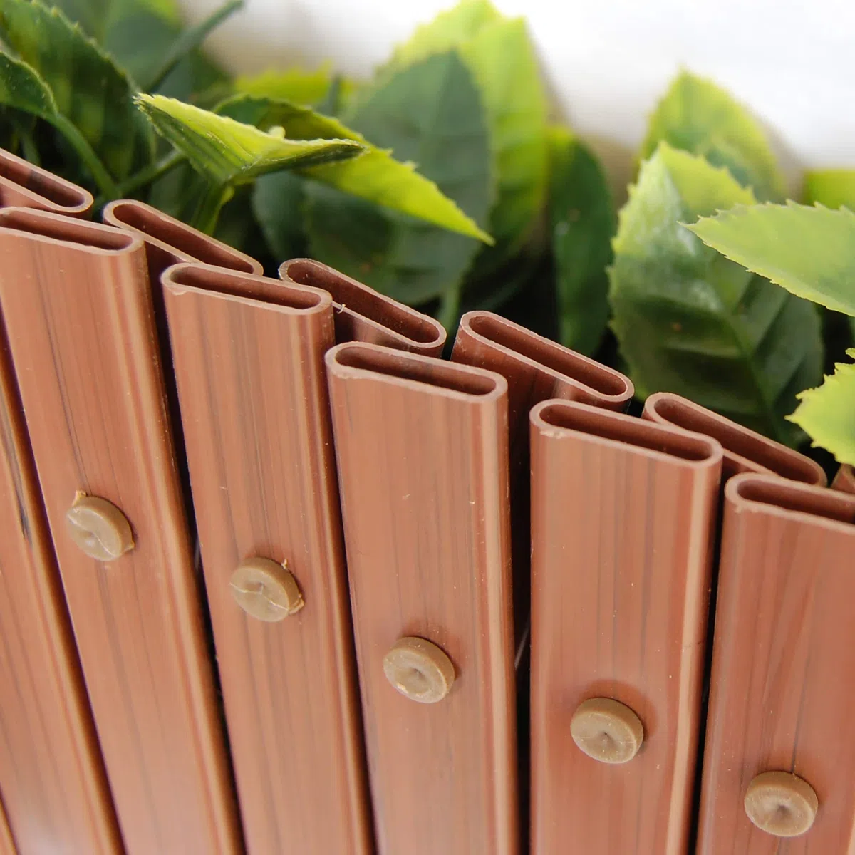 TENAX Siepe Artificiale con Foglie 3d su Traliccio Estensibile in PVC, Divy 3D Trellis, 1x2 m