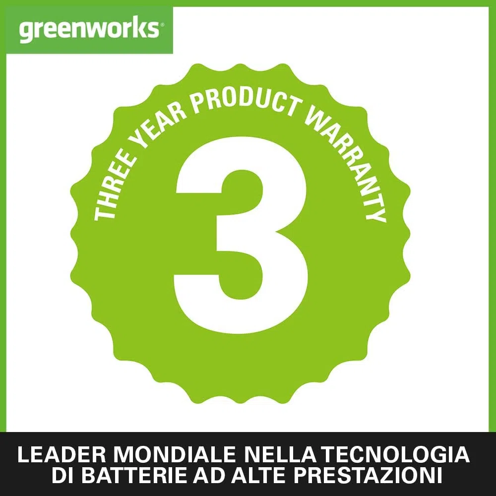 Greenworks G24PS20 Sega Potatrice telescopico a Batteria, Lunghezza Barra 8 Pollice (20cm), Velocità Catena 6,7m/s, 3,2kg, Asta 2.6m, SENZA Batteria 24V e Caricabatterie, Garanzia 3 Anni