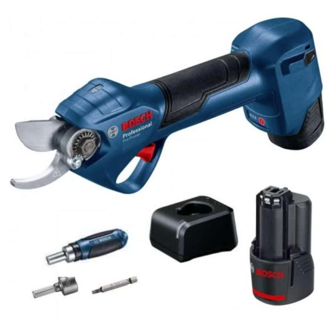 BOSCH akumuliatorinis sekatorius 12V PRO PRUNER 25mm 2x3