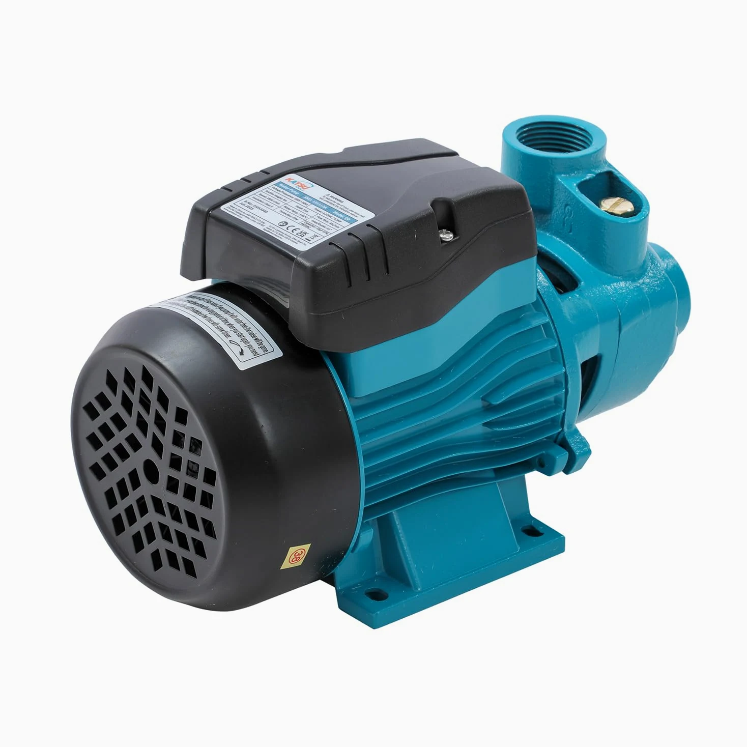 KATSU Elettropompa Periferica 1/2 HP 220V Pompa per Acqua Periferica Centrifuga Elettrica Industriale Per Acqua Pulita, per Giardini di Casa, Laghetti e Fattorie 151112