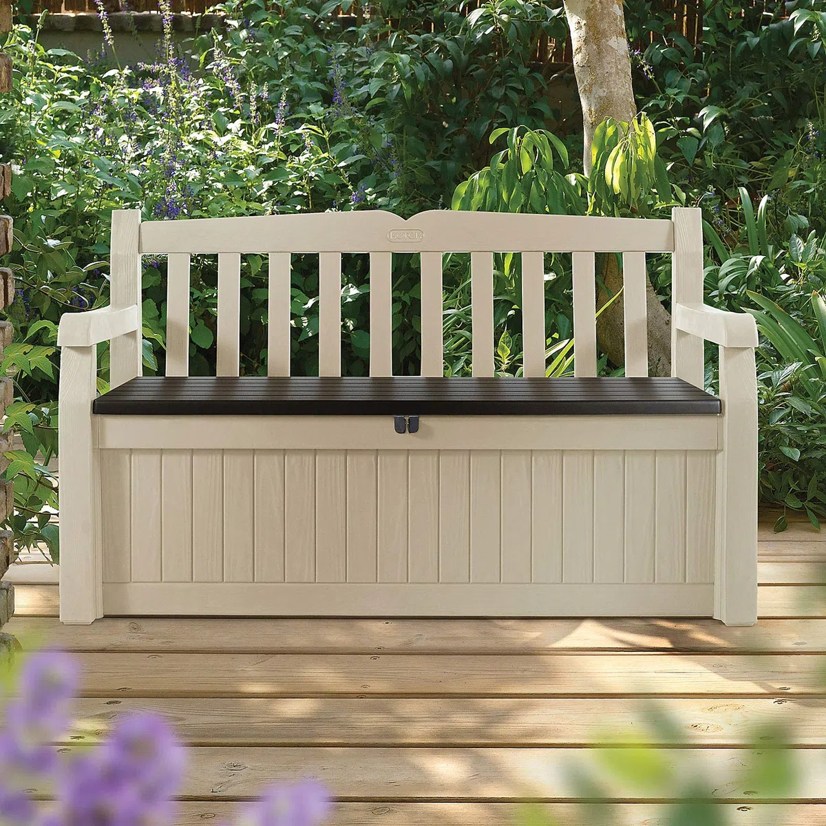 Ondis24 Eden - Panca da giardino con cassapanca