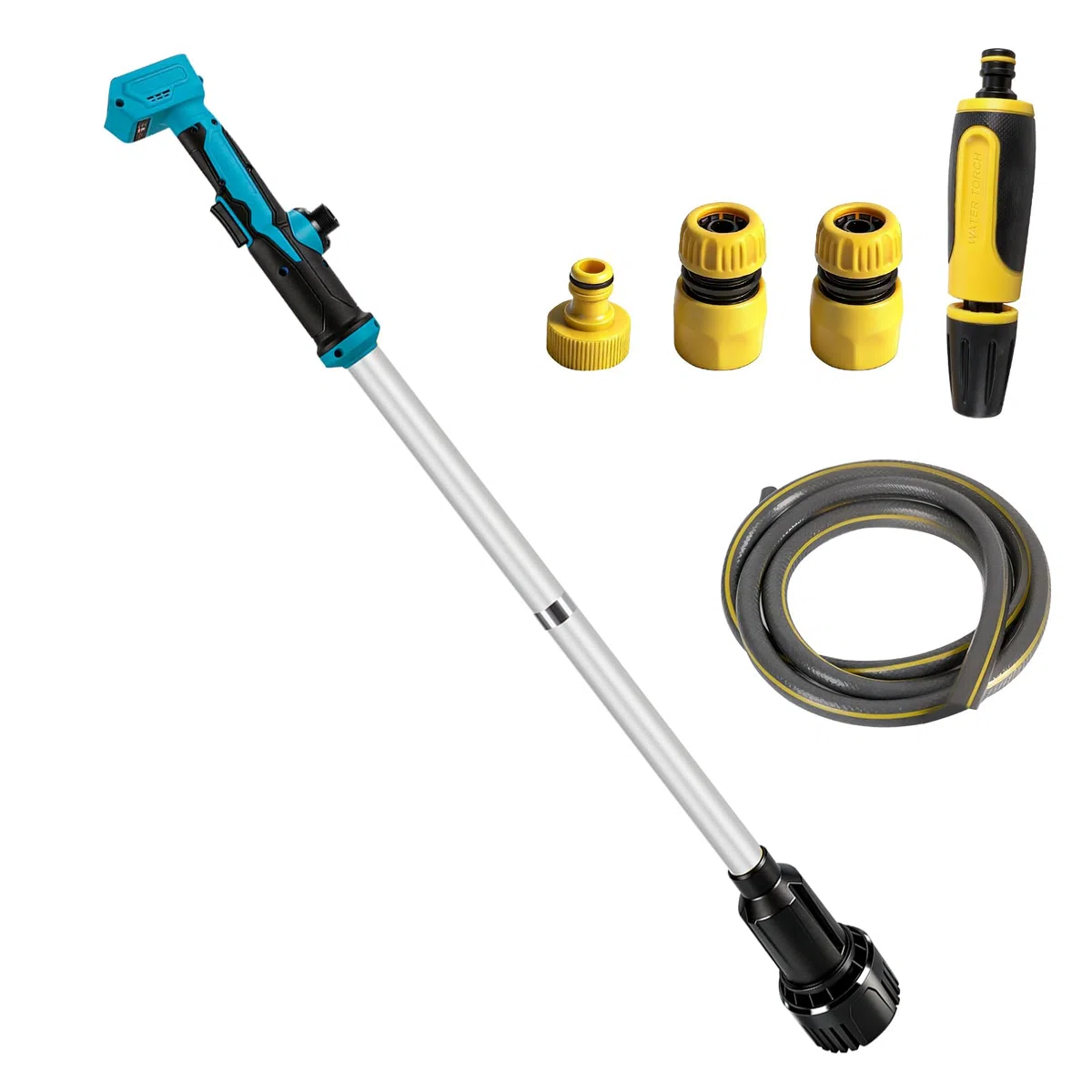 Pompa Trasferimento Acqua Senza Fili Compatibile con Batteria Makita 18V, Pompa Sommergibile Portabile 950 GPH per Piscina/Giardino/Stagno/Barca/Barili di Pioggia (Solo Strumento) (per Makita)