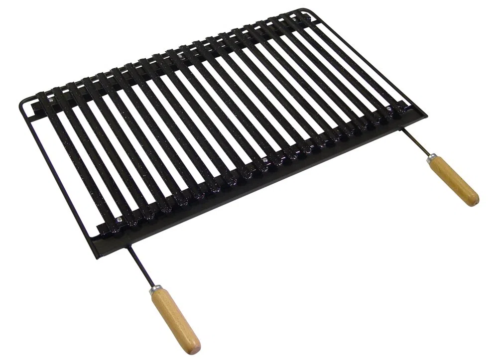 Imex The Fox 71710 - Griglia Smaltata, 41 x 68 x 2,7 cm, Colore: Nero