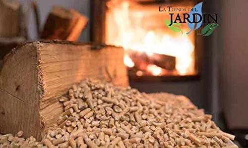 Suinga - 75 kg di pellet di legno 100% naturale per riscaldamento, Uso pratico, conveniente ed efficiente