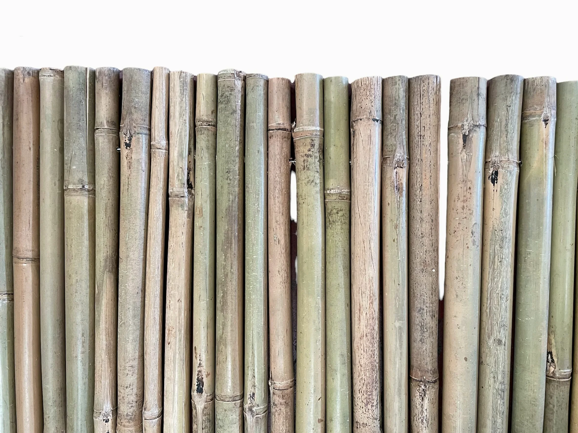Arella in Canna di Bamboo Naturale River per Recinzioni e Coperture Privacy Ombreggiante in Rotoli (2x3 Metri)