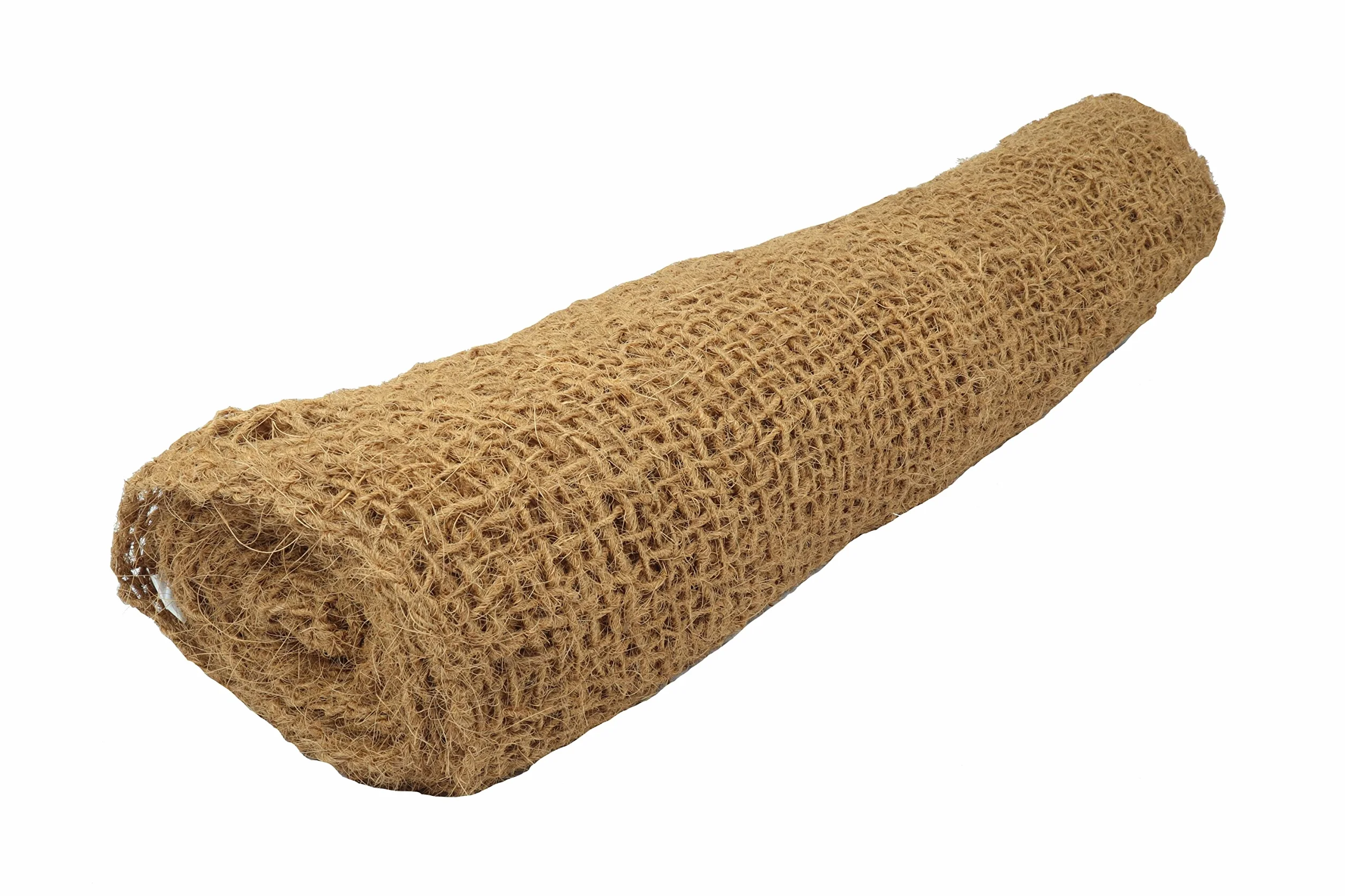 Wacredo Tappetino per argine, in fibra di cocco, protezione da appendere, 1 rotolo da 10 m, 15 x 15 mm (5 pezzi)