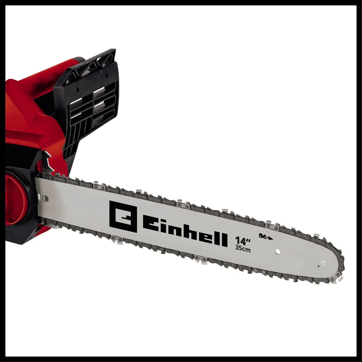 Einhell Sega elettrica (230-240 V, 1800 W, asta Oregon 35,6 cm, taglio 32,5 cm, velocità della catena 13,5 m/sec., serbatoio olio a catena da 160 ml, inclusa faretra (protezione della catena)