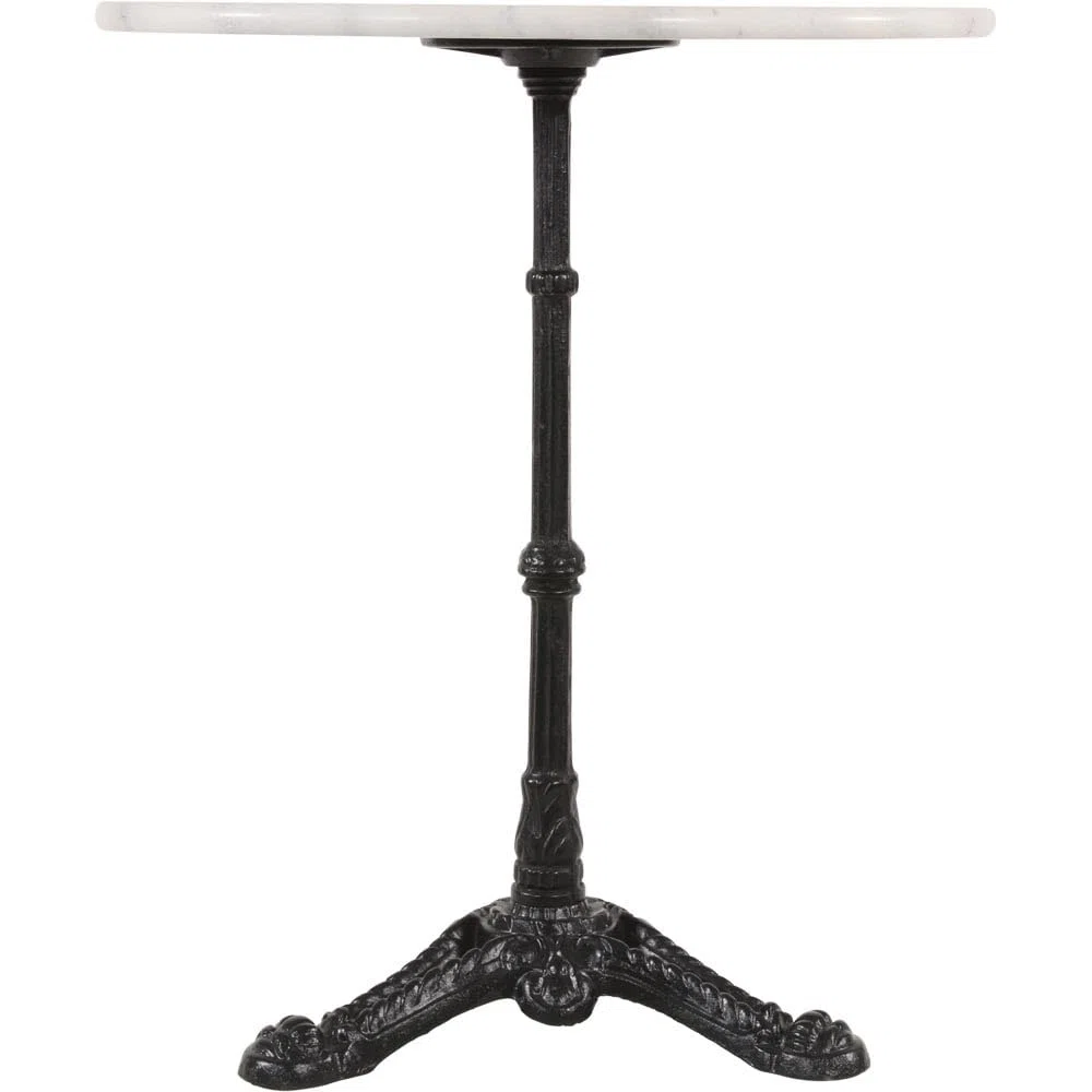 Tavolo da bistrot in marmo bianco Ø 60 x 72 cm
