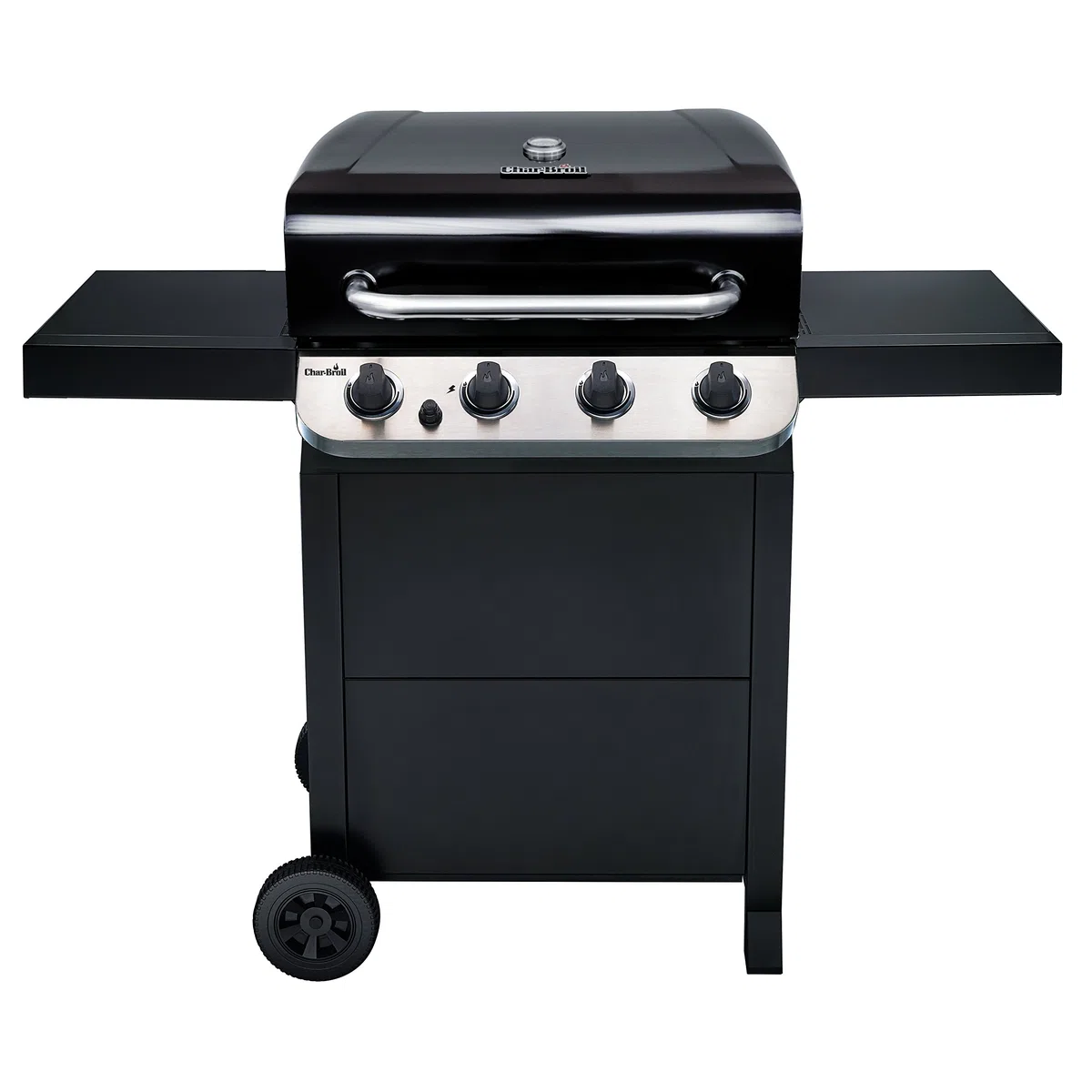 Char-Broil New Convective Series 410B - Grill Barbecue a Gas a 4 Fuochi, Finitura Nera.