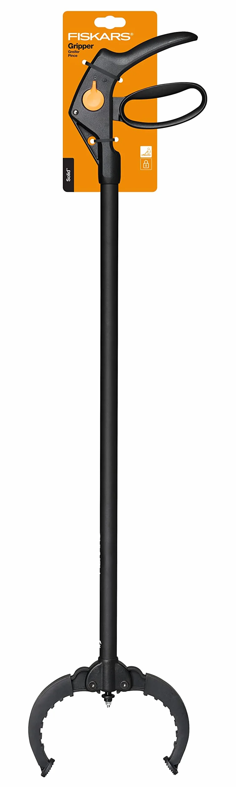 Fiskars Pinza, Manico di acciaio, Lunghezza: 87,5 cm, Nero, Solid, 1062271