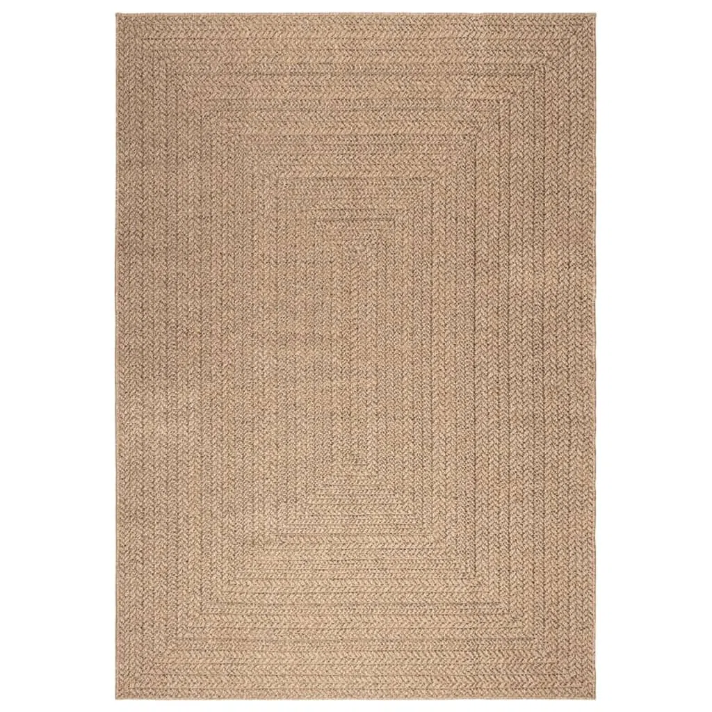 vidaXL Tappeto ZIZUR 160x230 cm Aspetto Iuta per Interni ed Esterni