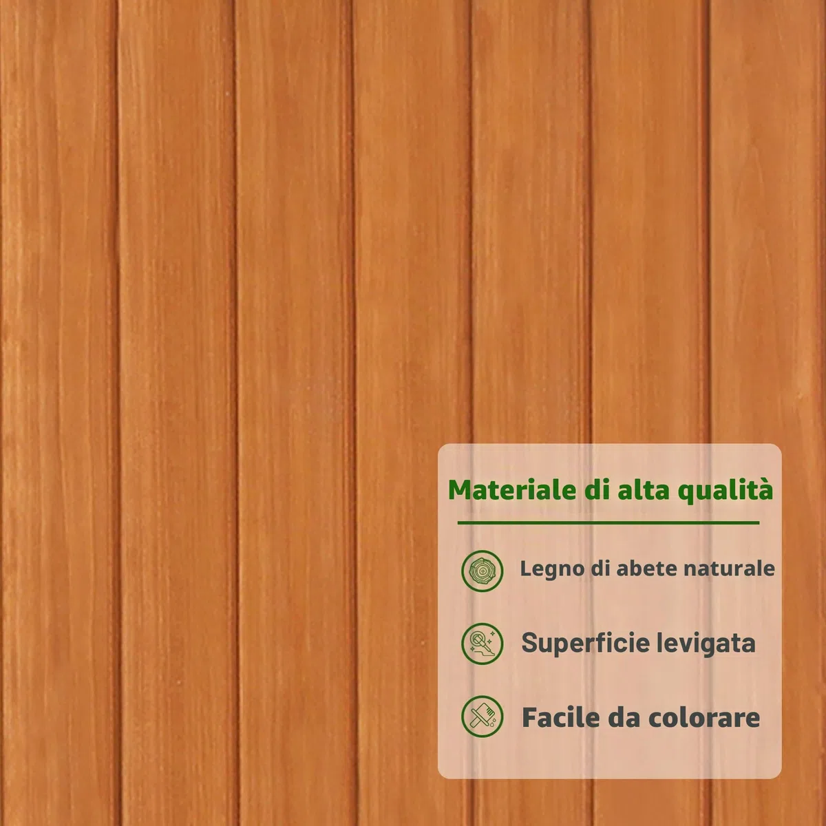 MCombo - Armadio da giardino, in legno