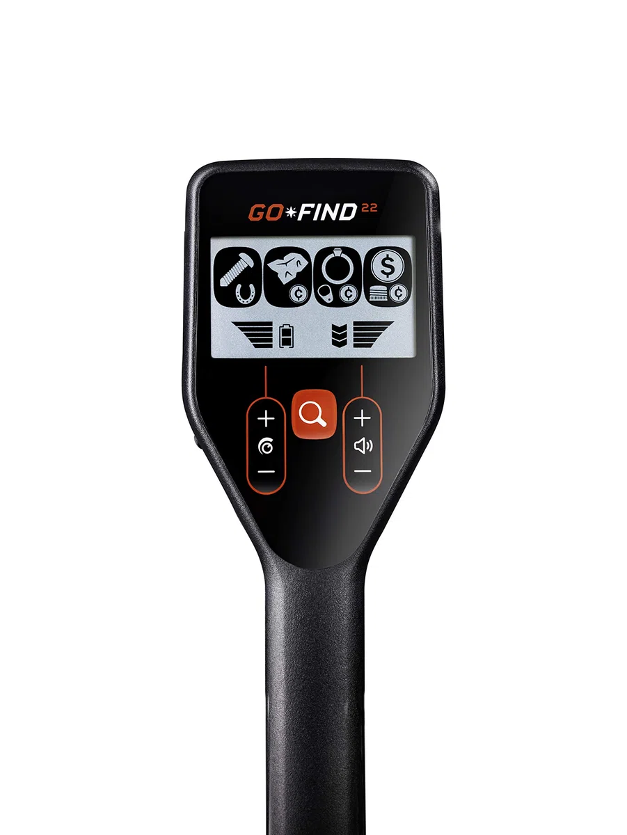 Minelab Go-Find - Metal detector ultra leggero ad alta potenza per adulti, con bobina impermeabile da 25,4 cm (Go-Find 22)